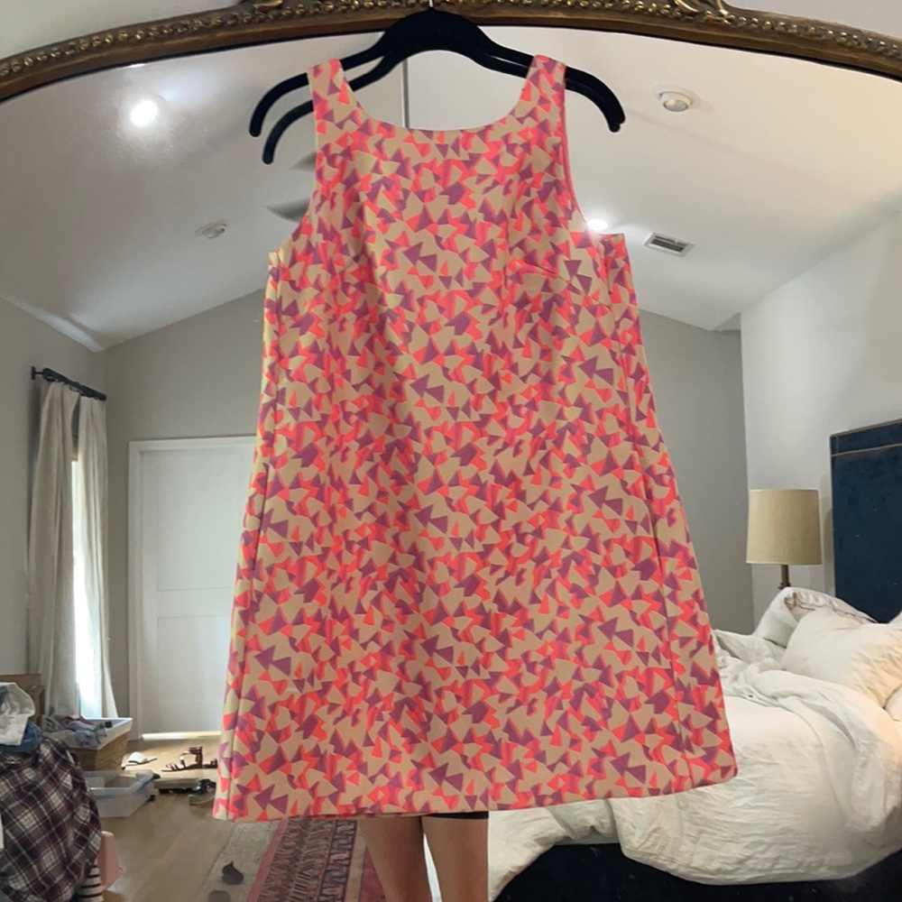 Trina Turk Pink Geometric Dress